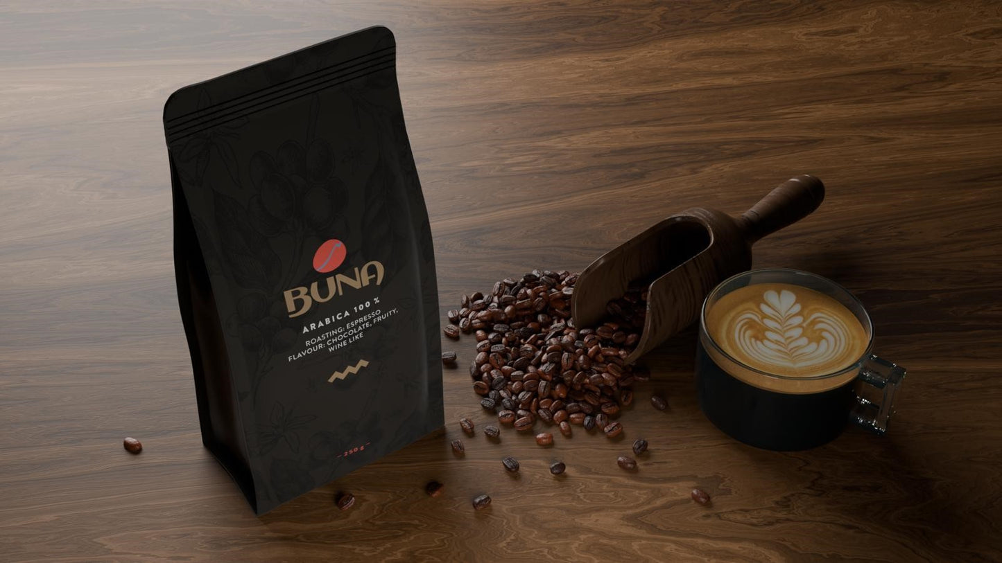 Kaffee BUNA ARABICA 100% Roasting Espresso